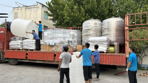 15吨反渗透净水设备发往广东客户